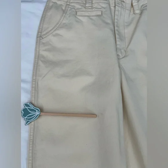 Madewell Women’s Relaxed Chino Pants - Color: Antique Cream - Size: 4 - Picture 16 of 16